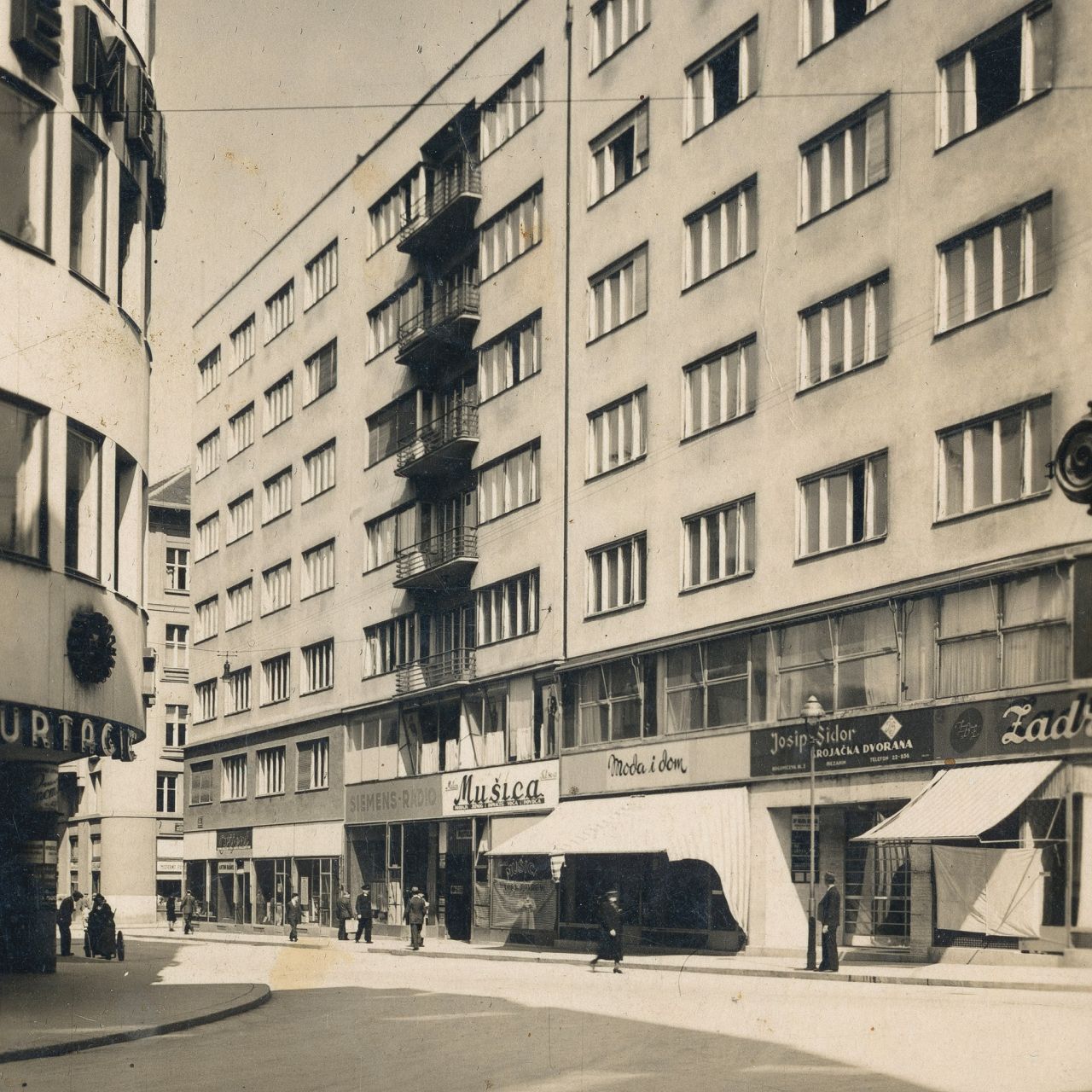 Bogovićeva ulica oko 1943. godine